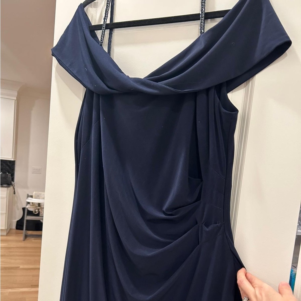 Navy Long Dress / Gown by Lauren Ralph Lauren Size 18